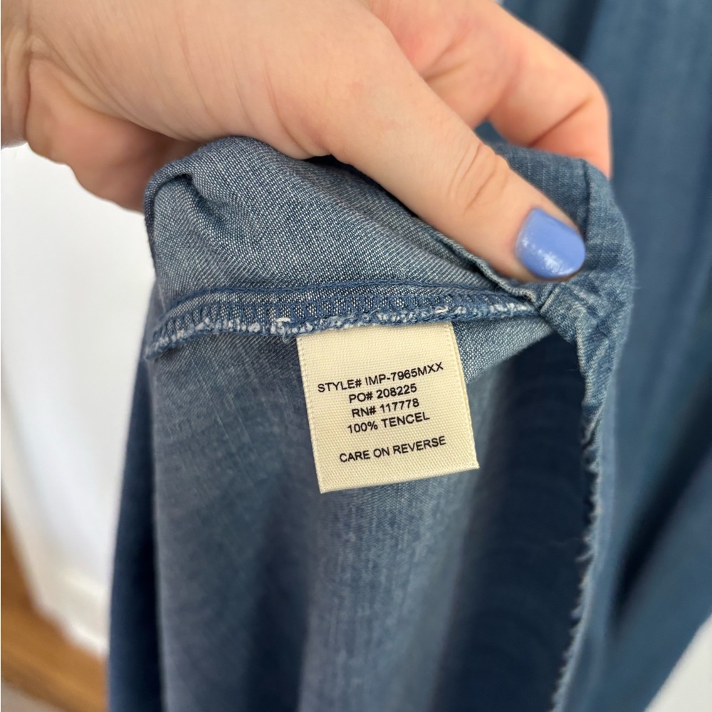 Lovestitch Denim Maxi Dress - Picture 4 of 5